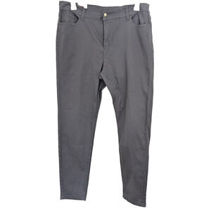 T & Y Fashion Juniors Jeans Size 23/24 Gray Stretchy Pants Y2K Skinny Fit